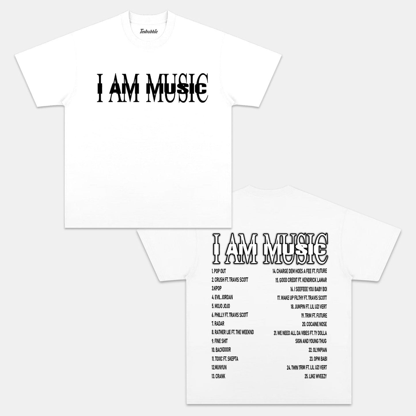 I AM MUSIC PLAYBOI CARTI  TEE