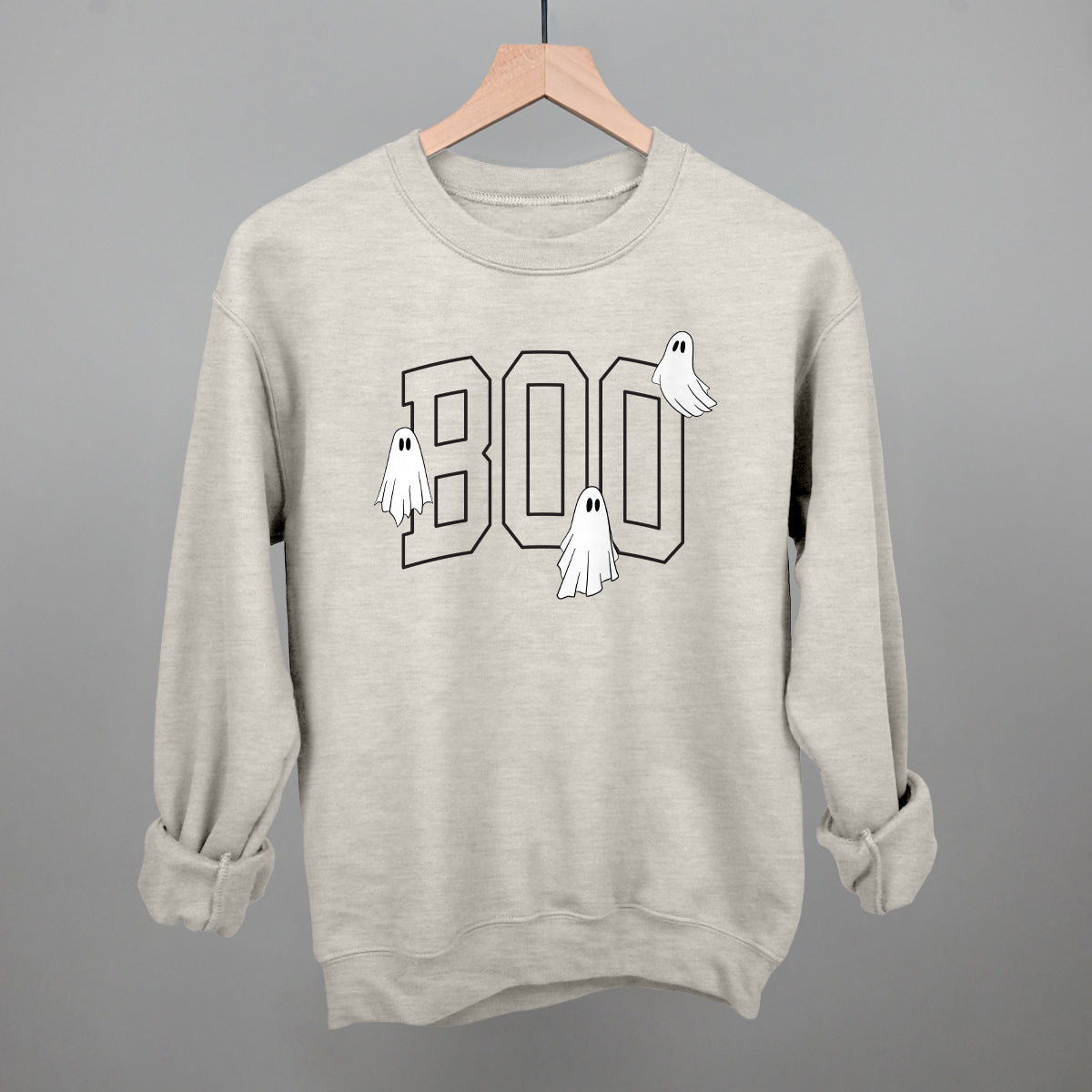Boo Collegiate Ghosts - clothing by TeeHivey.com (Image 1)