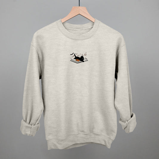 Black Cat and Book - clothing by TeeHivey.com (Image 1)