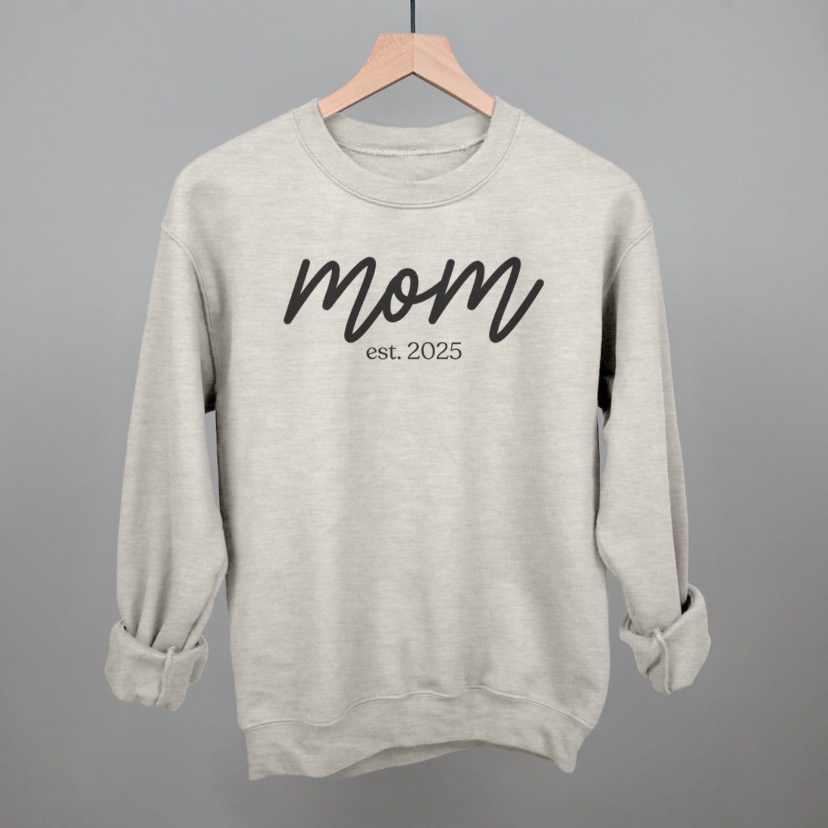 Mom Est. 2025 Script - clothing by TeeHivey.com (Image 1)