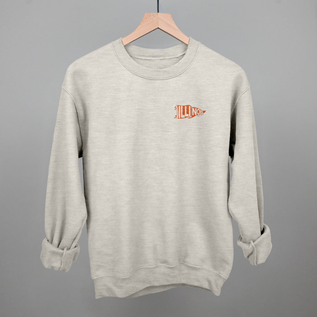 Illinois Pennant Flag (Left Chest)