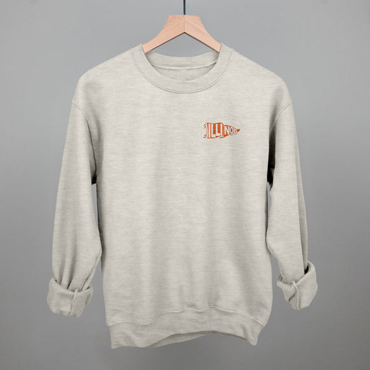 Illinois Pennant Flag (Left Chest)