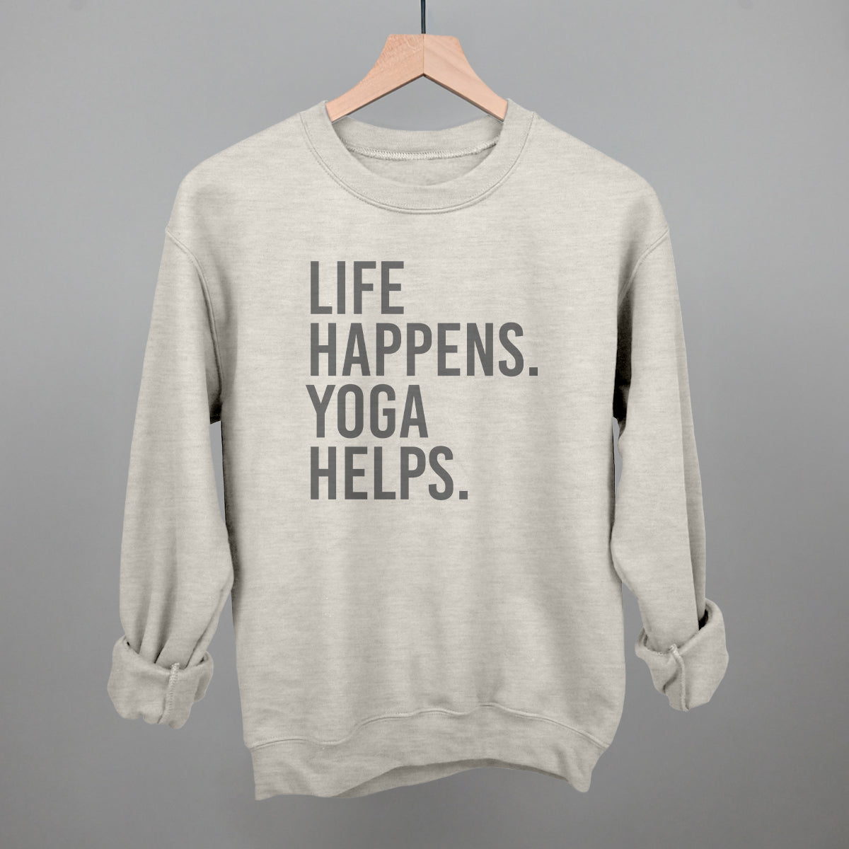 Life Happens Yoga Helps - clothing by TeeHivey.com (Image 2)