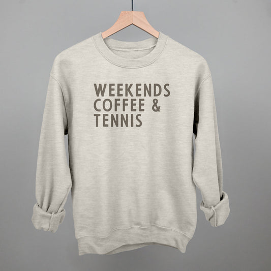 Weekends Coffee & Tennis - clothing by TeeHivey.com (Image 1)