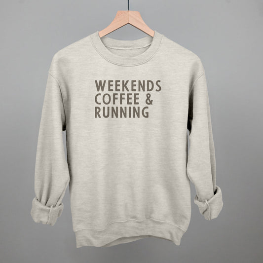 Weekends Coffee & Running - clothing by TeeHivey.com (Image 1)