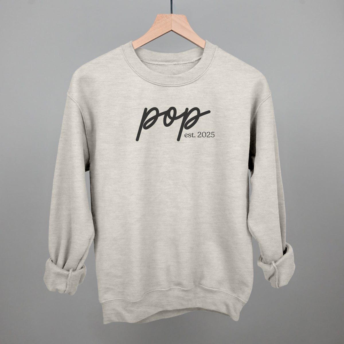Pop Est. 2025 Script - clothing by TeeHivey.com (Image 1)