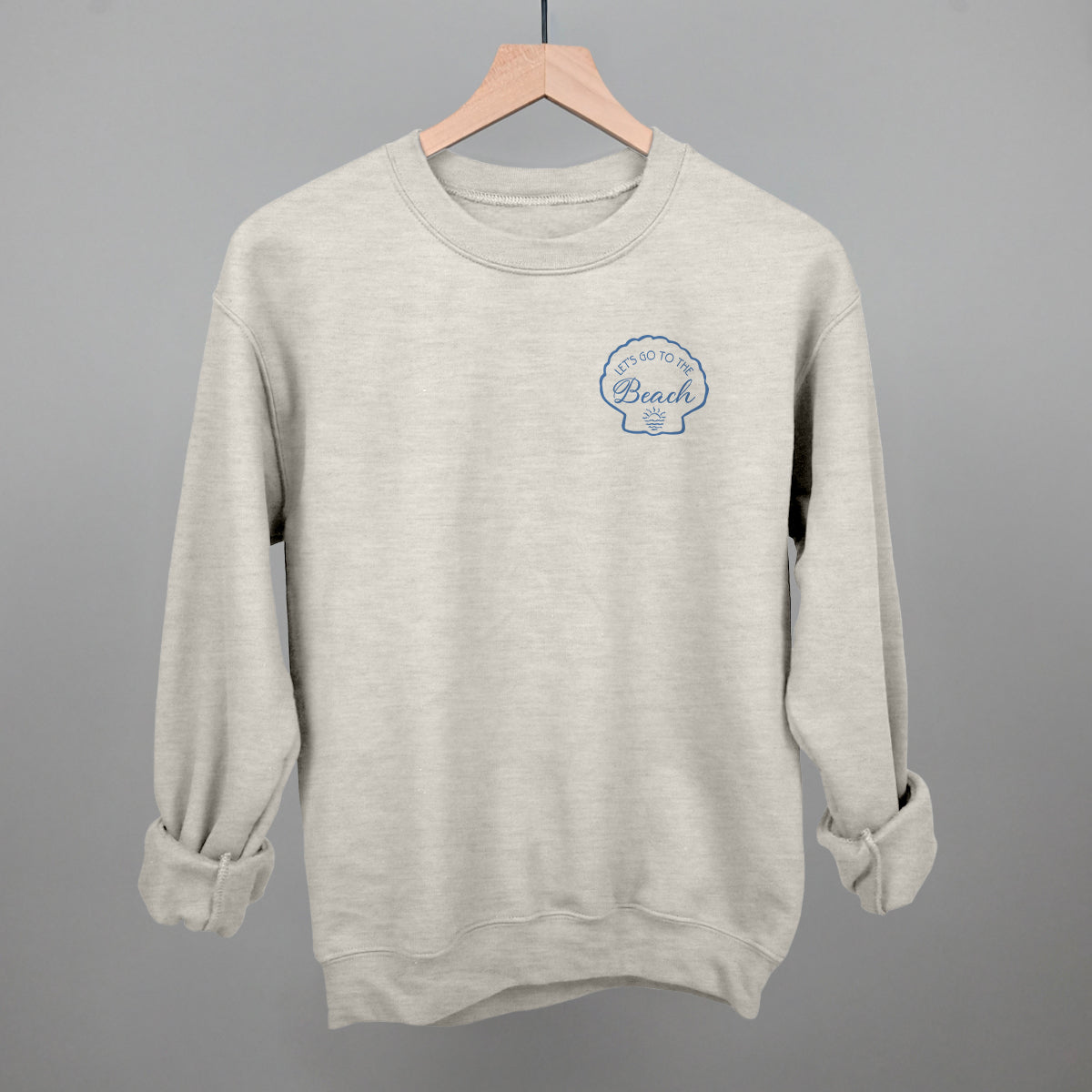 Let's Go To The Beach Seashell (Left Chest) - clothing by TeeHivey.com (Image 2)
