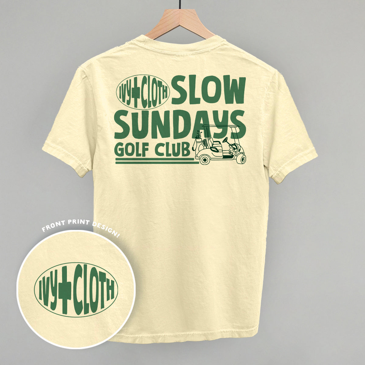 Slow Sundays Golf Club (Back Print) - clothing by TeeHivey.com (Image 2)