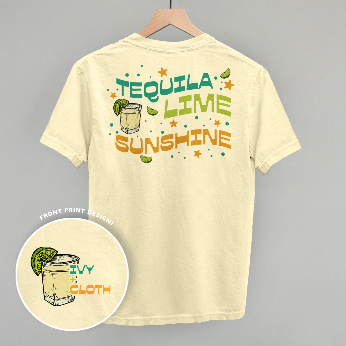 Tequila, Lime, Sunshine (Back Print) - clothing by TeeHivey.com (Image 2)