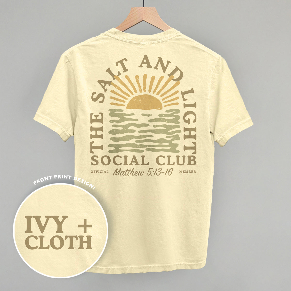 The Salt And Light Social Club (Back Print) - clothing by TeeHivey.com (Image 2)