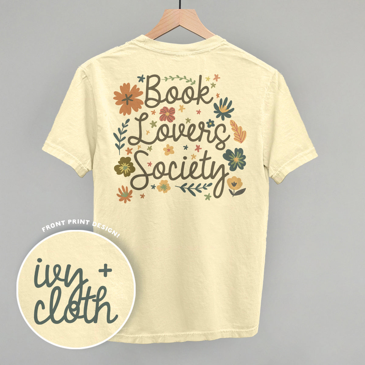 Book Lovers Society (Back Print) - clothing by TeeHivey.com (Image 2)