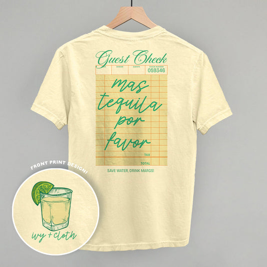 Mas Tequila Por Favor (Back Print) - clothing by TeeHivey.com (Image 1)