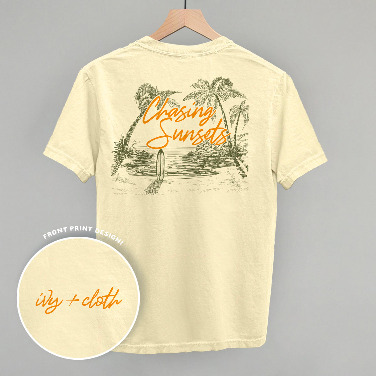 Chasing Sunsets (Back Print) - clothing by TeeHivey.com (Image 2)