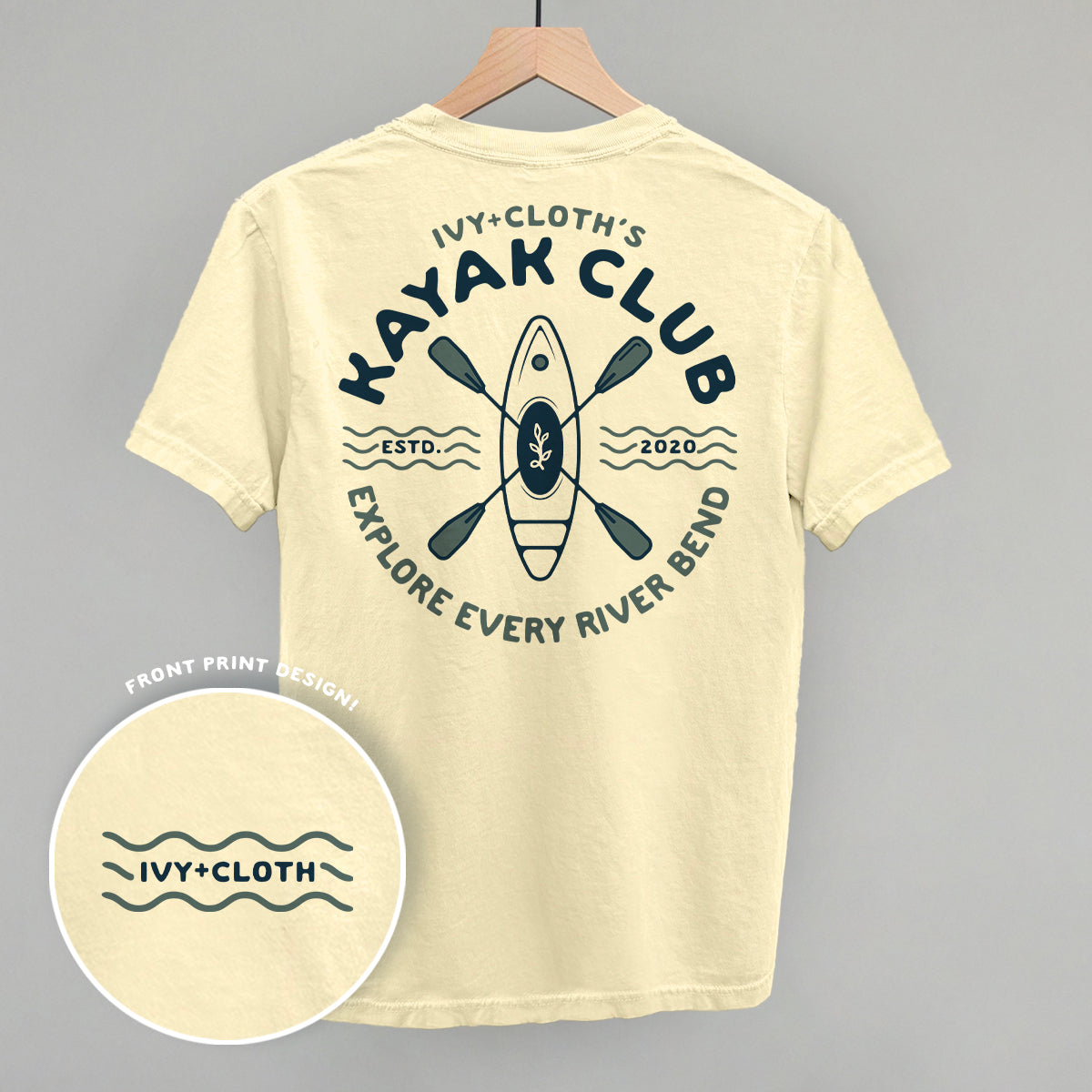 Ivy's Kayak Club (Blue) (Back Print) - clothing by TeeHivey.com (Image 2)
