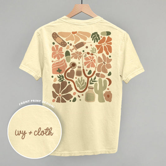 Abstract Neutral Nurse Doodle (Back Print)