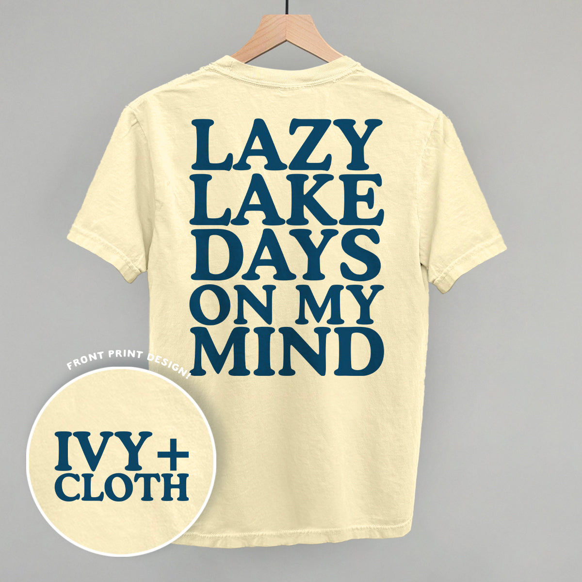 Lazy Lake Days (Back Print) - clothing by TeeHivey.com (Image 1)