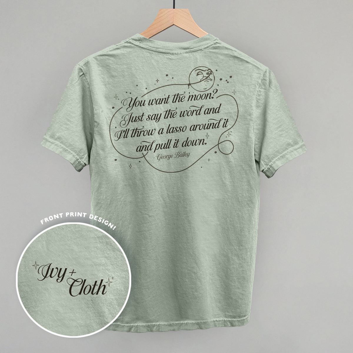 Lasso The Moon (Back Print) - clothing by TeeHivey.com (Image 2)