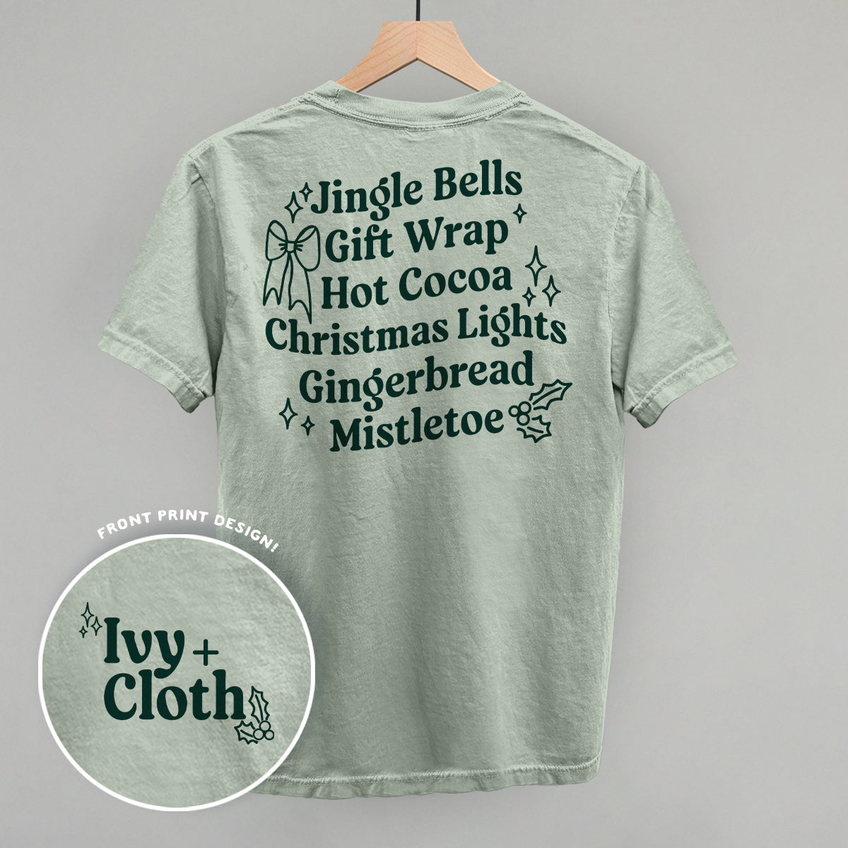 Holiday Favorites (Back Print) - clothing by TeeHivey.com (Image 1)