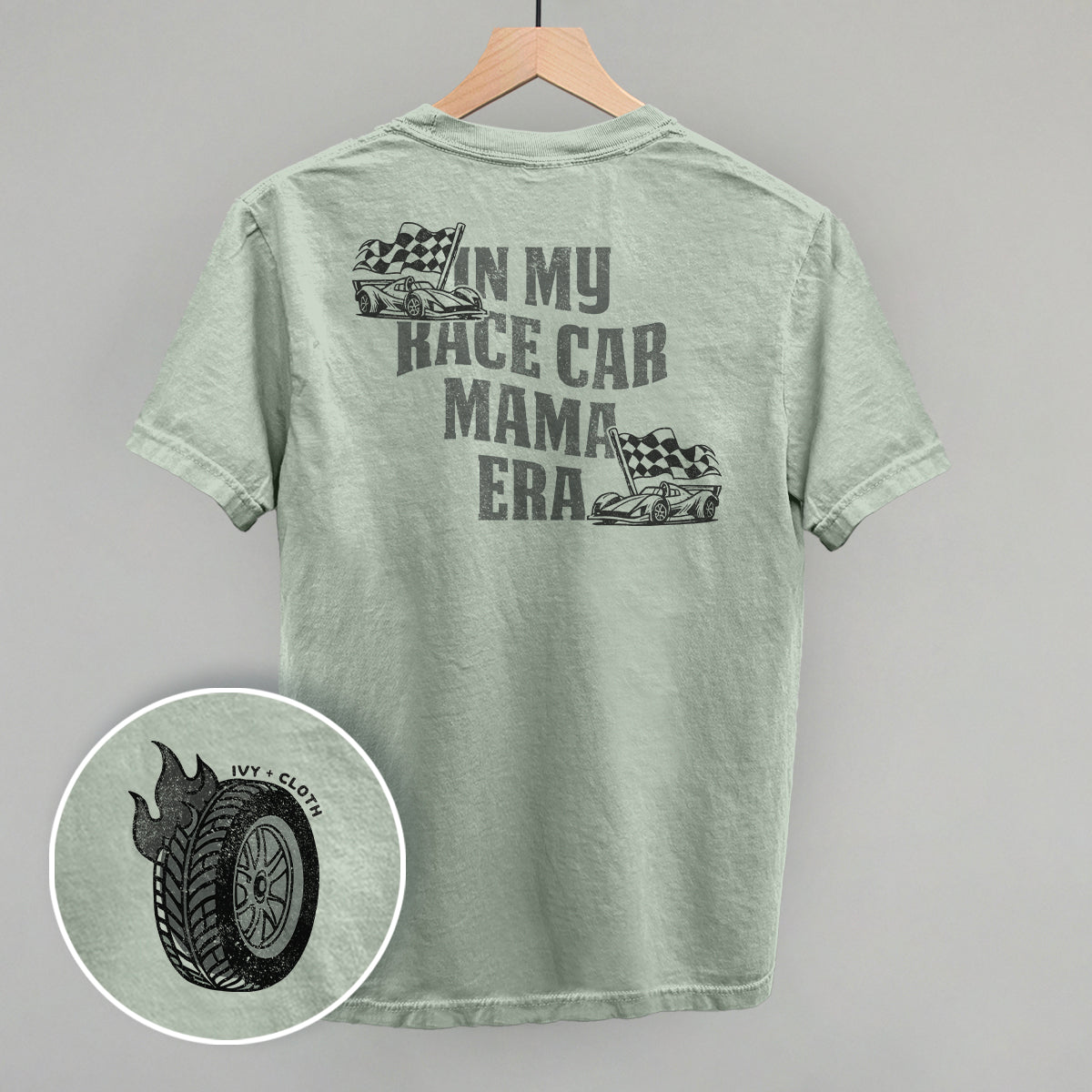 In My Race Car Mama Era (Back Print) - clothing by TeeHivey.com (Image 5)