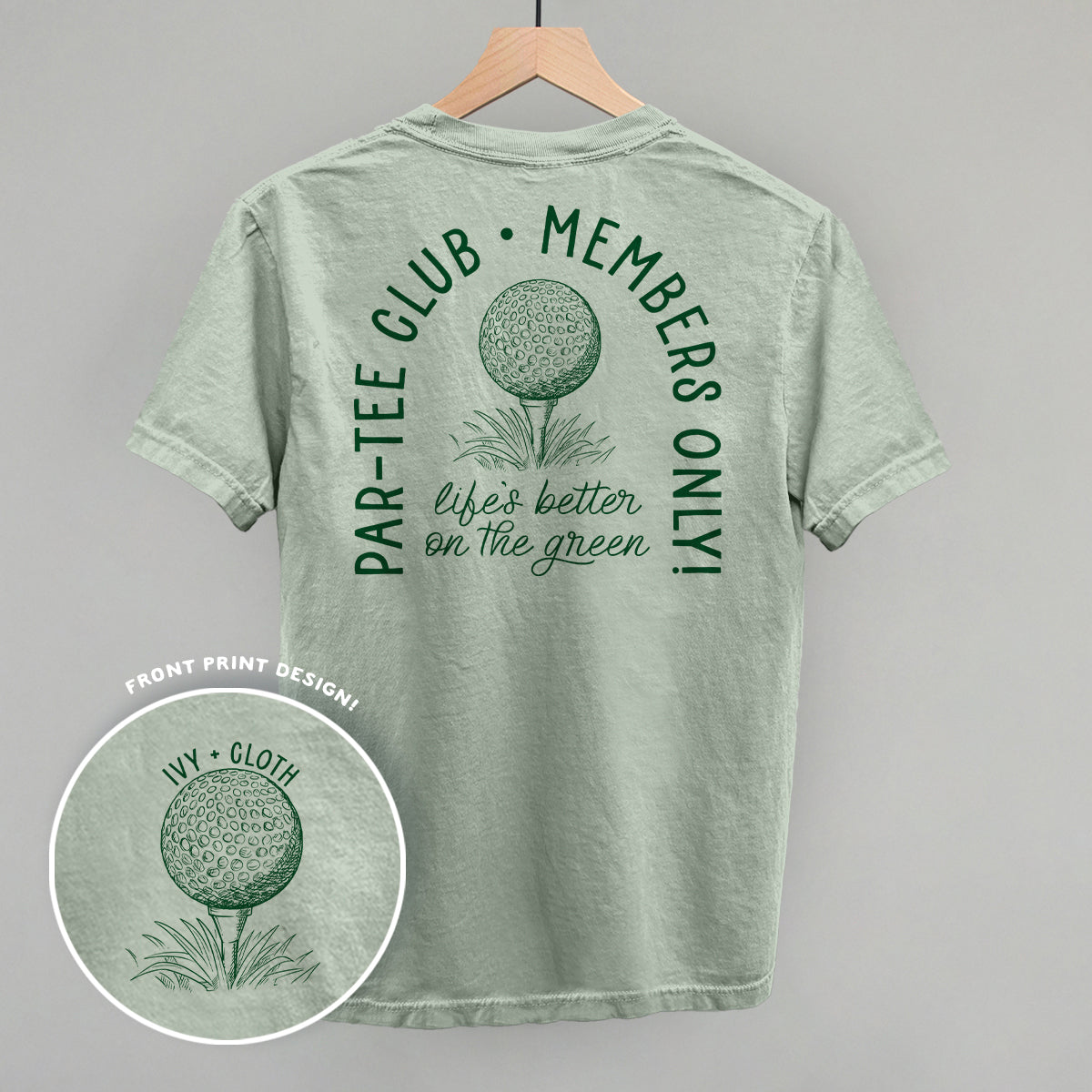 Par-Tee Club (Back Print) - clothing by TeeHivey.com (Image 1)