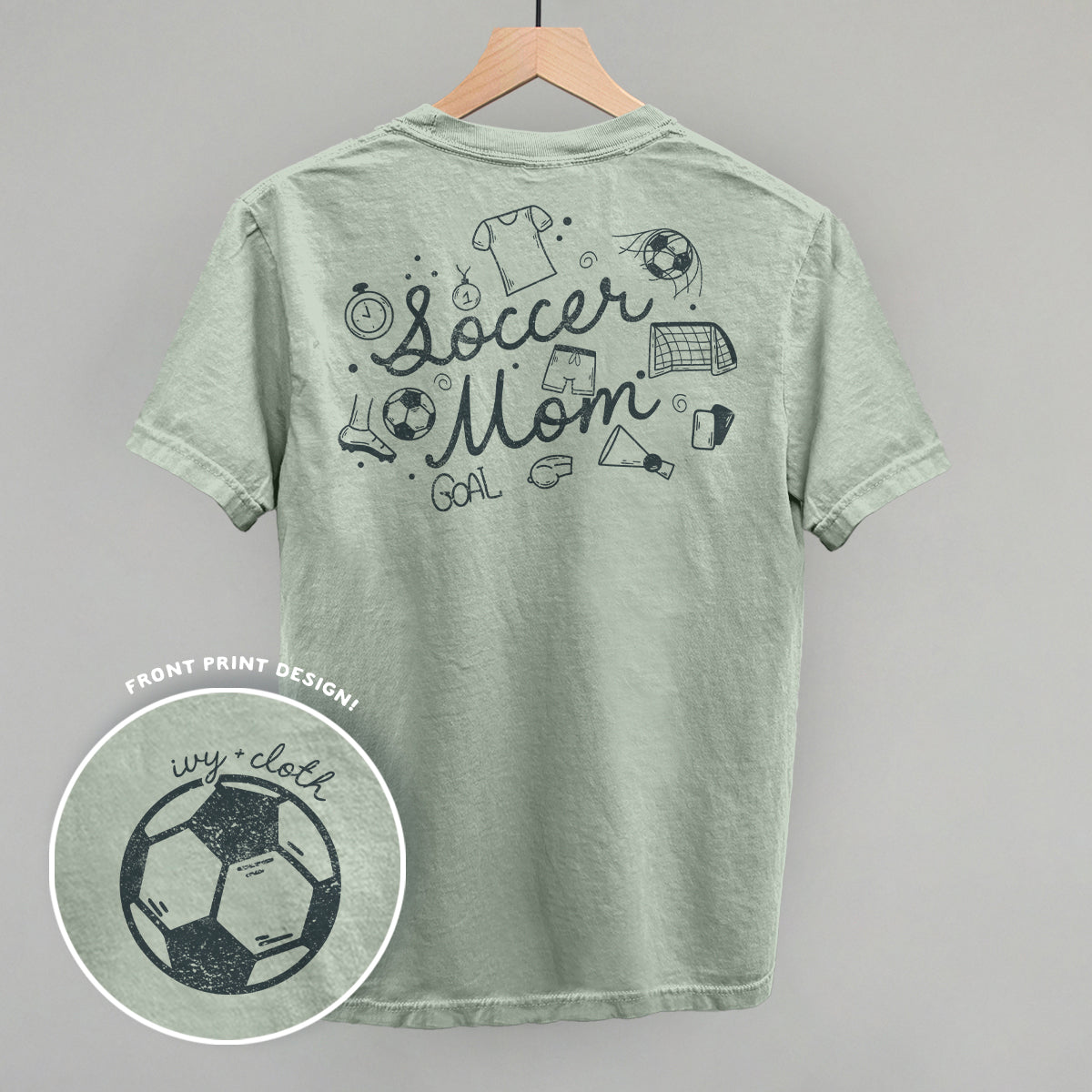 Soccer Mom (Script + Doodles) (Back Print)