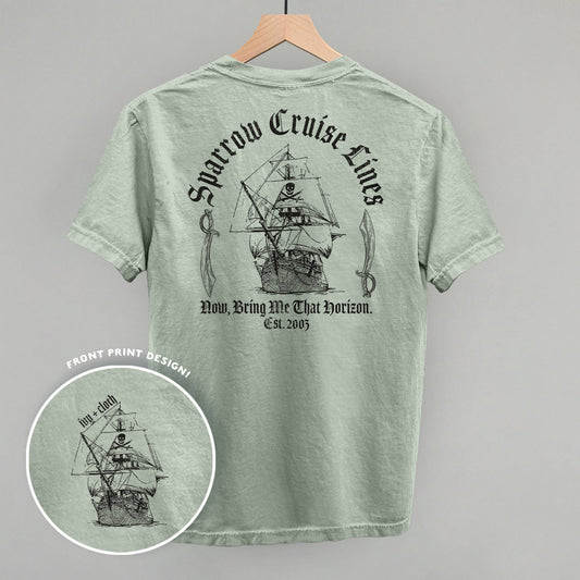 Sparrow Cruise Lines (Back Print) - clothing by TeeHivey.com (Image 1)