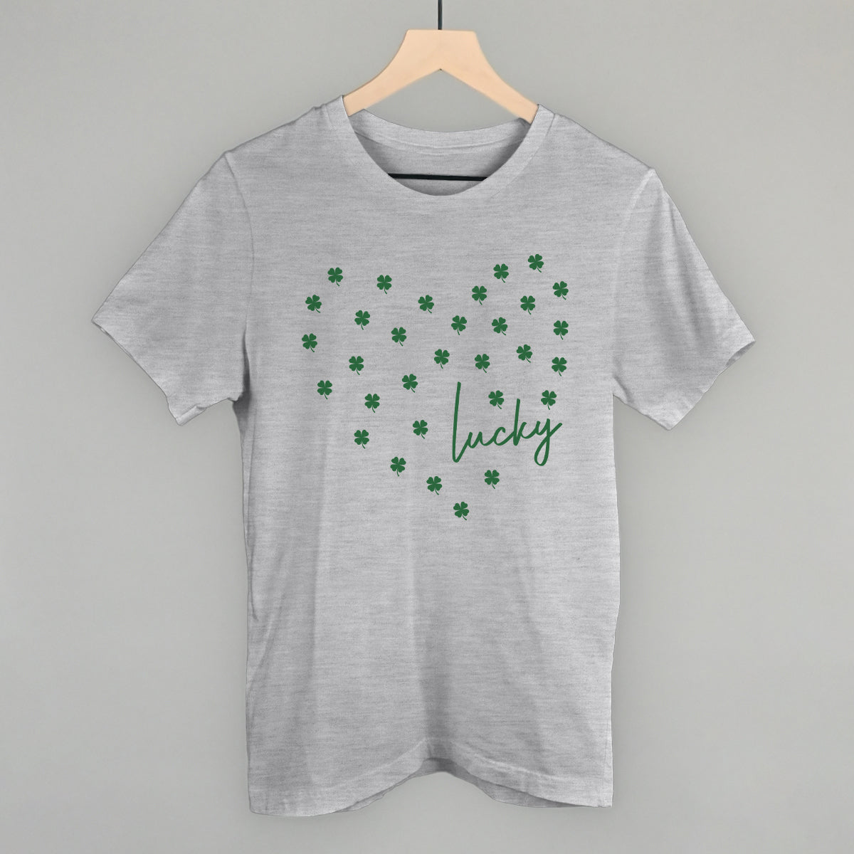 Lucky (Heart Shamrocks) - clothing by TeeHivey.com (Image 1)