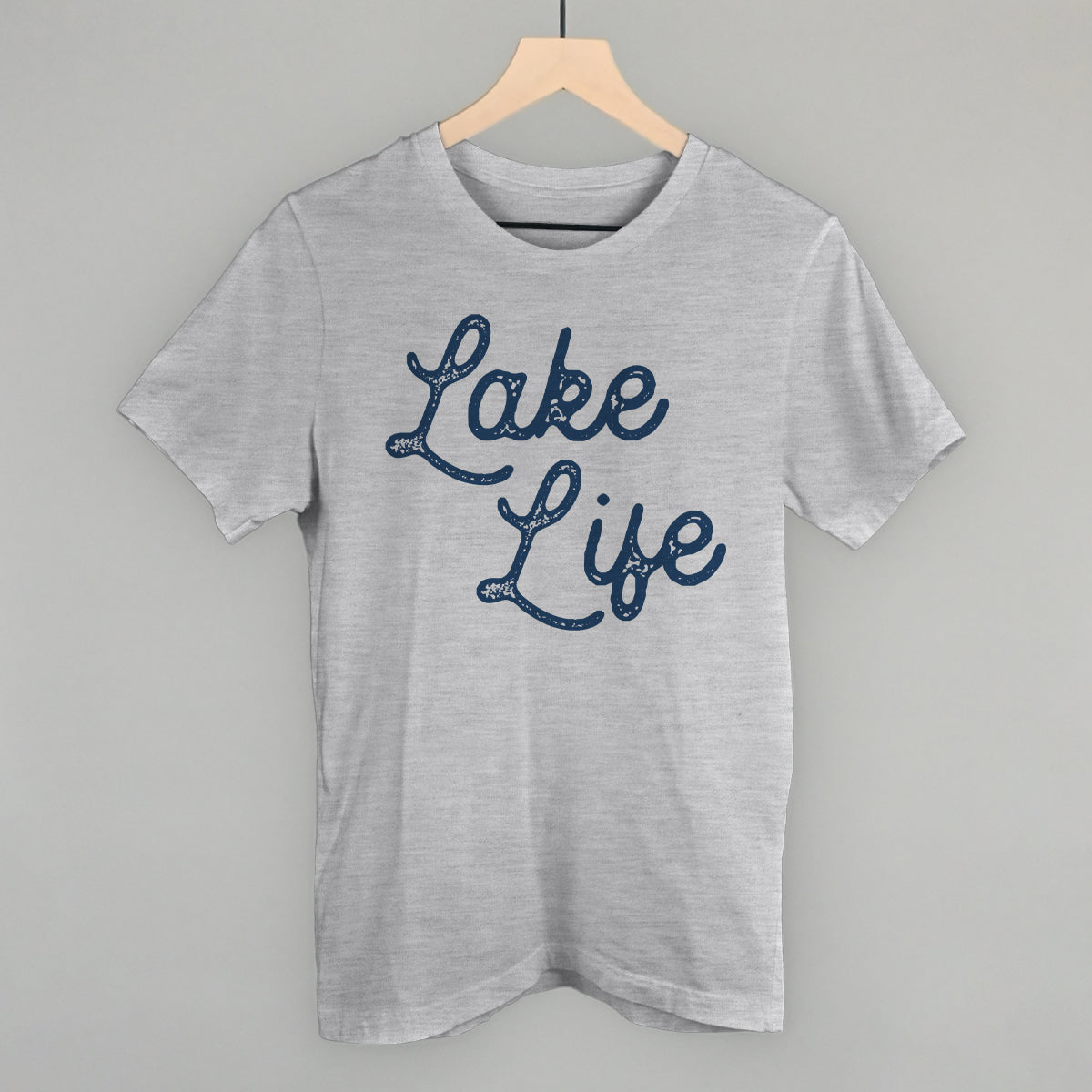 Lake Life (Distressed Script) - clothing by TeeHivey.com (Image 2)