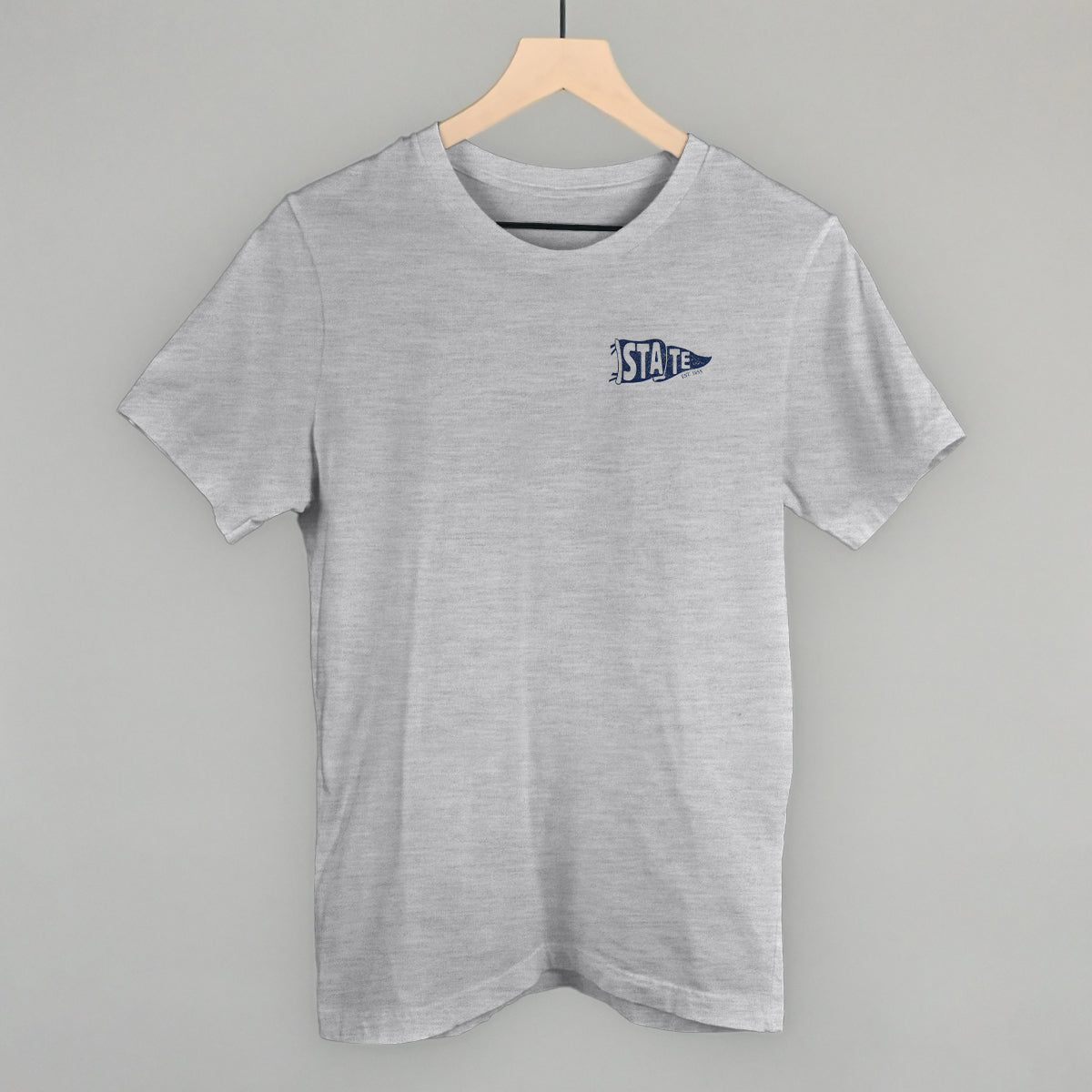 State Pennant Flag (Left Chest) - clothing by TeeHivey.com (Image 1)