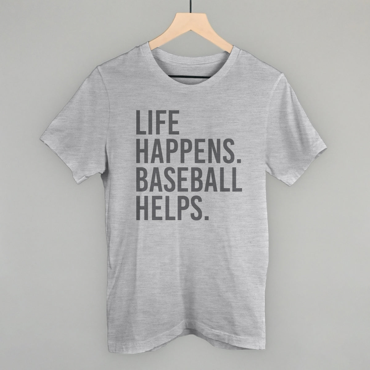 Life Happens. Baseball Helps. - clothing by TeeHivey.com (Image 2)