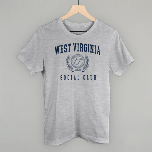 West Virginia Social Club - clothing by TeeHivey.com (Image 1)