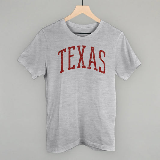 Texas Arch (Red) - clothing by TeeHivey.com (Image 1)