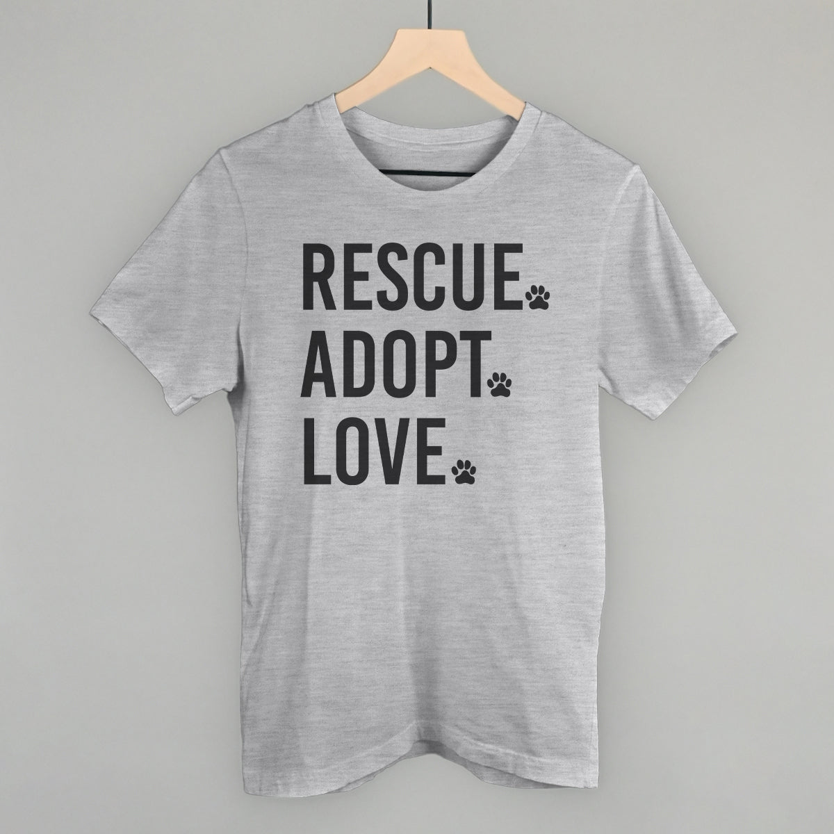 Rescue Adopt Love - clothing by TeeHivey.com (Image 1)