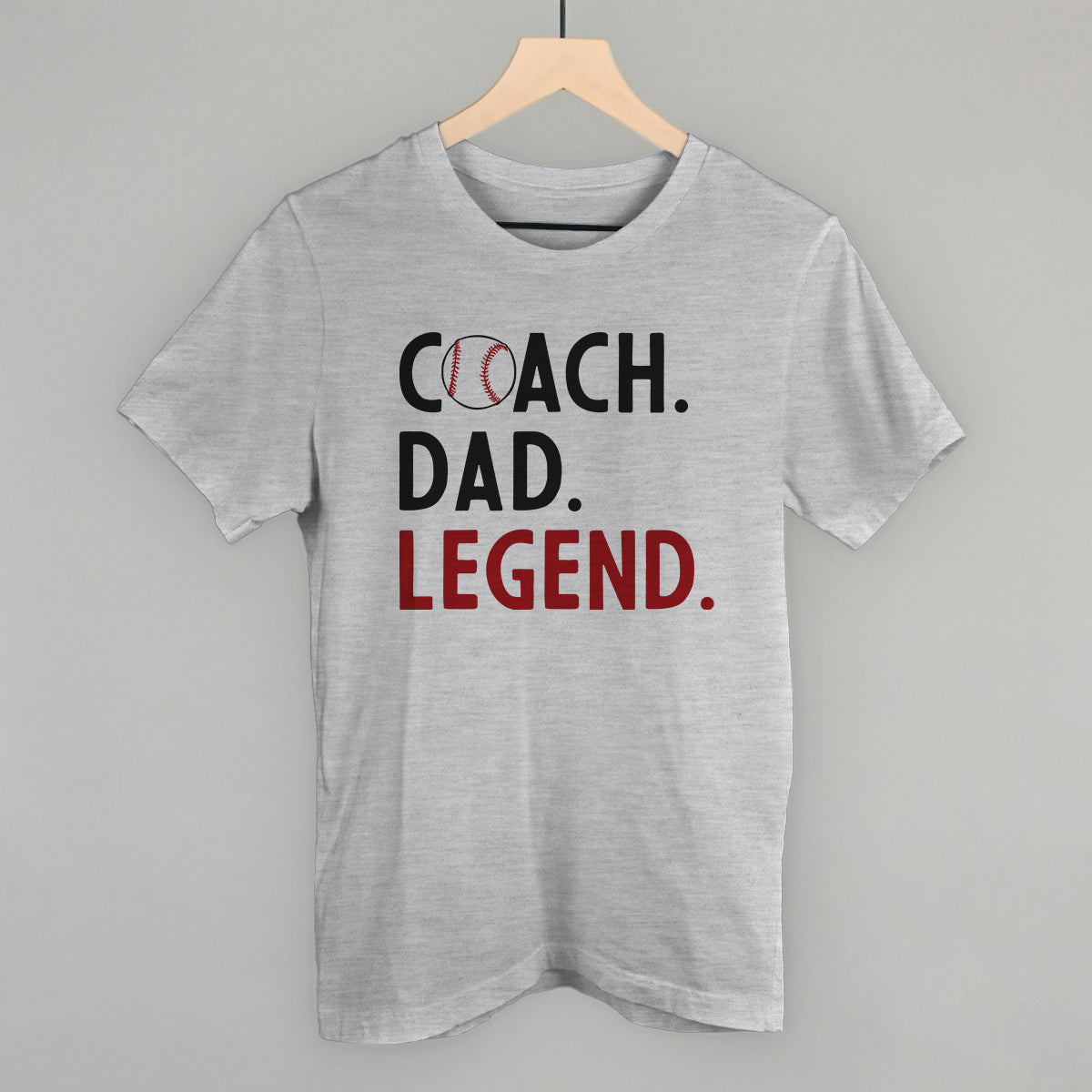 Coach Dad Legend (Baseball/Softball) - clothing by TeeHivey.com (Image 2)