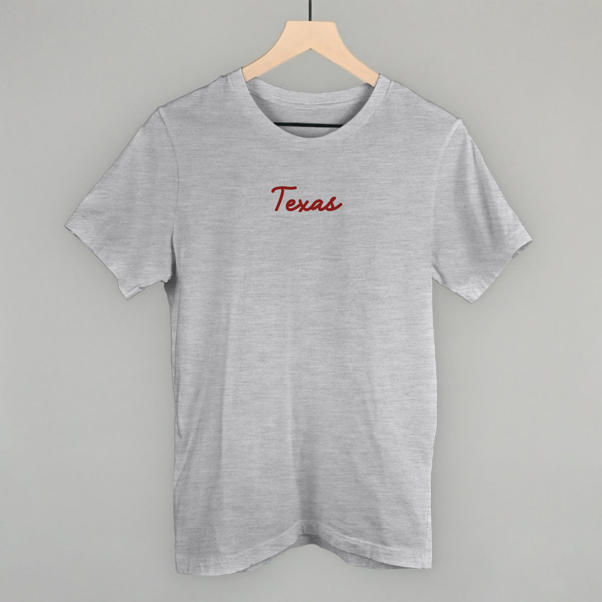 Texas Script (Red) - clothing by TeeHivey.com (Image 2)