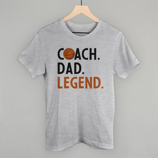 Coach Dad Legend (Basketball) - clothing by TeeHivey.com (Image 1)