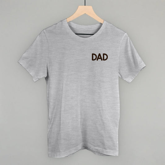 Dad (Brown) (Left Chest) - clothing by TeeHivey.com (Image 1)