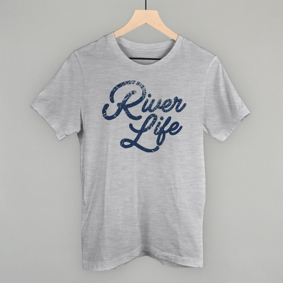 River Life (Distressed Script) - clothing by TeeHivey.com (Image 3)