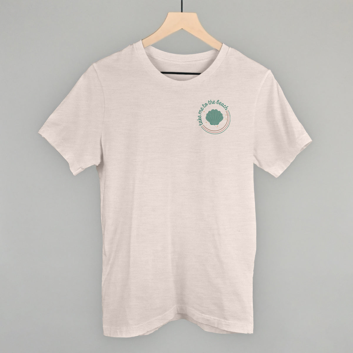 Take Me To The Beach Seashell (Left Chest) - clothing by TeeHivey.com (Image 2)
