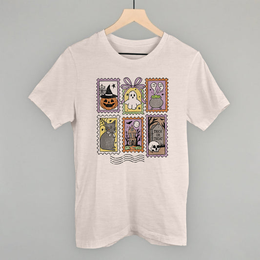 Spooky Postage Stamps - clothing by TeeHivey.com (Image 1)