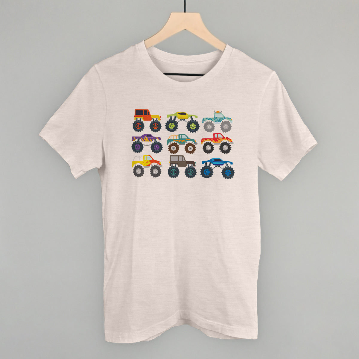 Colorful Monster Truck Doodles - clothing by TeeHivey.com (Image 2)