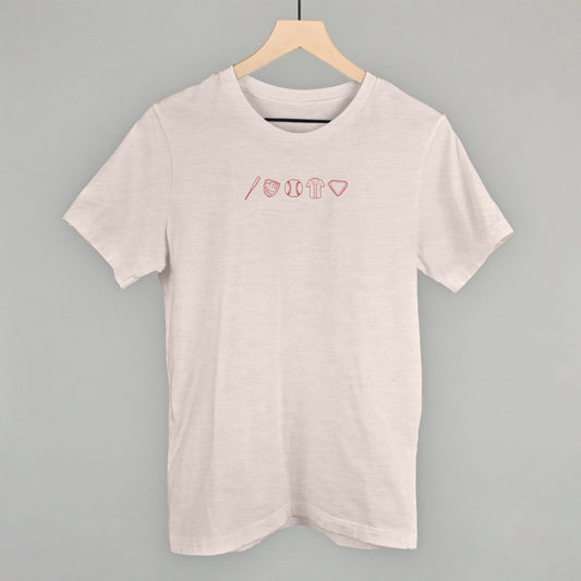 Baseball Icon Doodles - clothing by TeeHivey.com (Image 1)