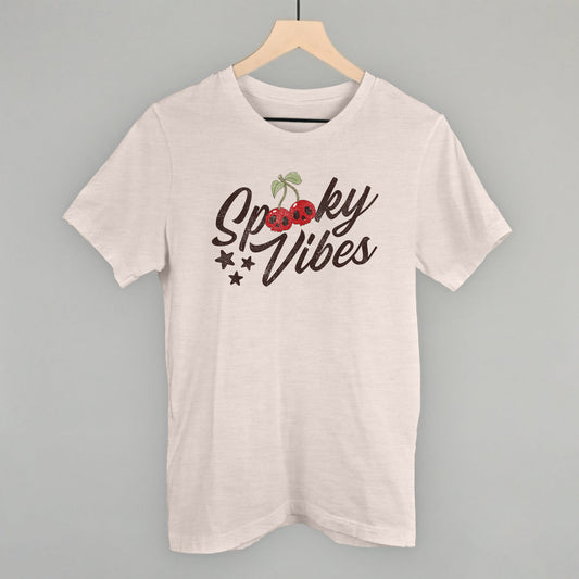 Spooky Vibes (Cherries + Stars) - clothing by TeeHivey.com (Image 1)