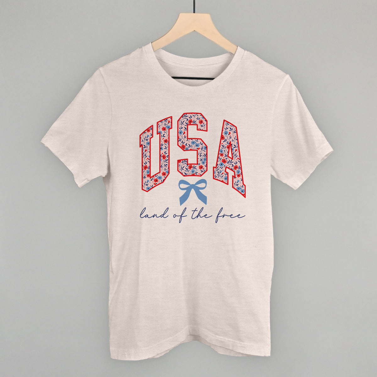 USA Floral Arch + Bow - clothing by TeeHivey.com (Image 2)