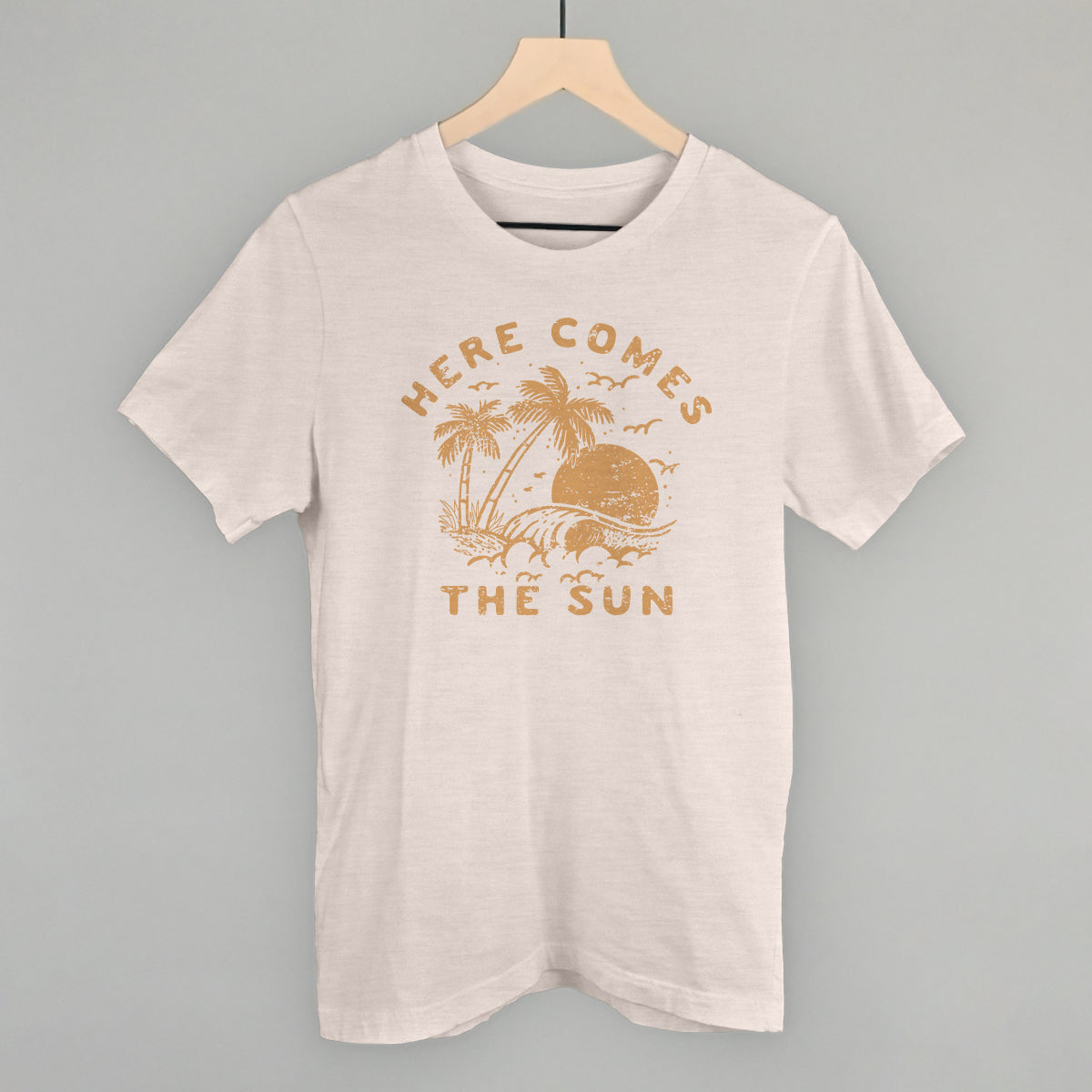 Here Comes The Sun Distressed - clothing by TeeHivey.com (Image 1)
