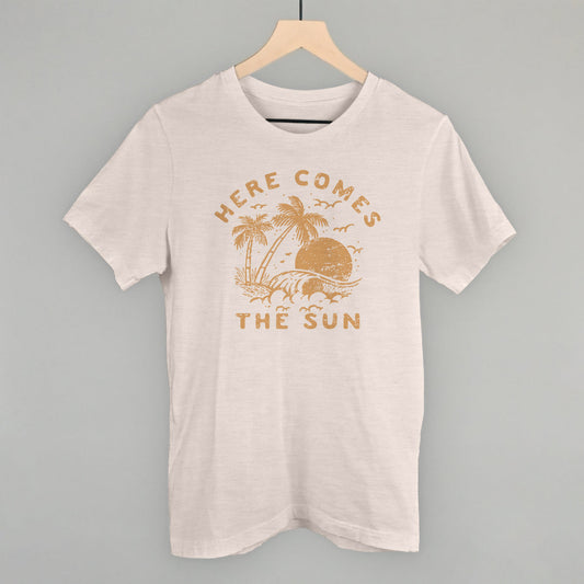 Here Comes The Sun Distressed - clothing by TeeHivey.com (Image 1)