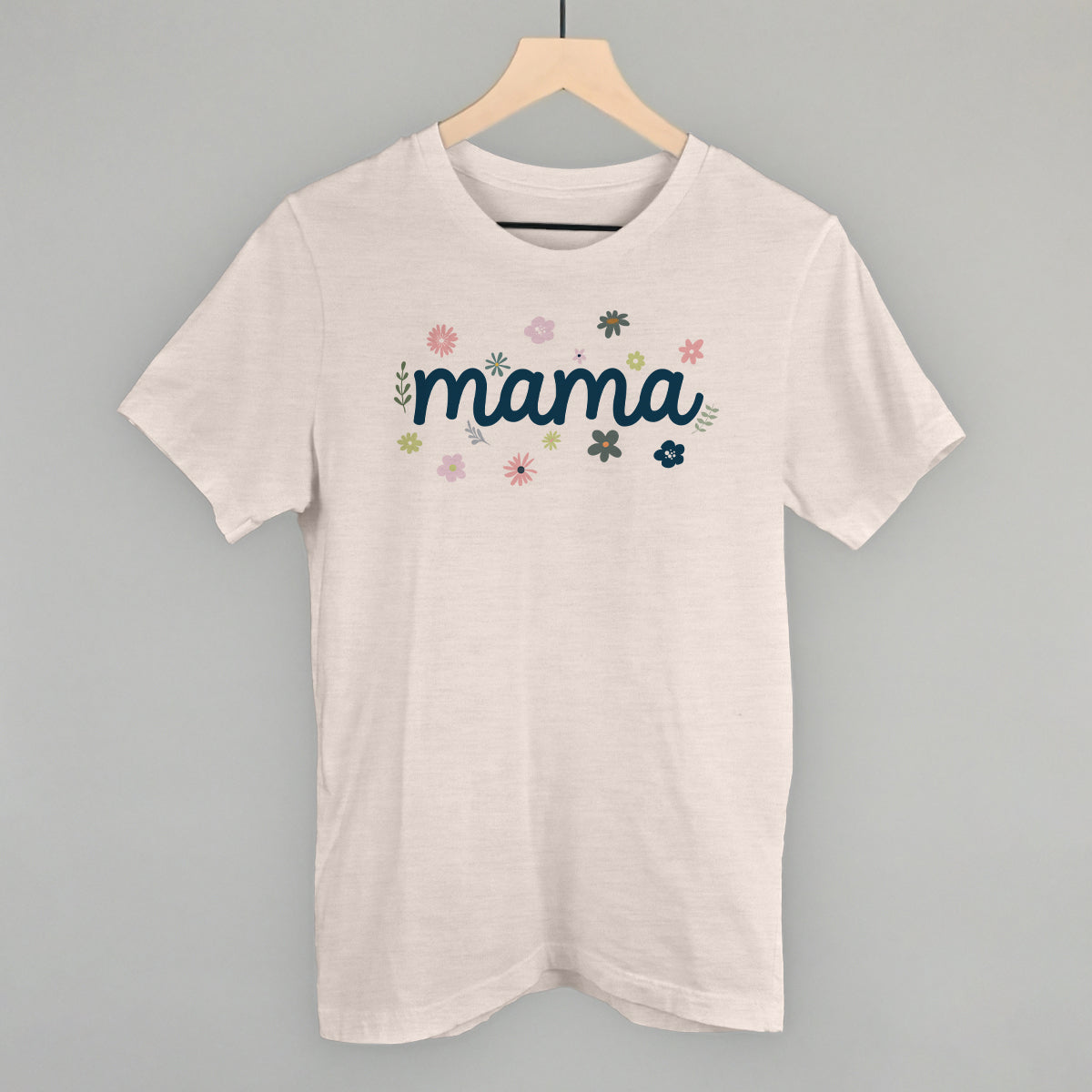 Mama (Dainty Flower Script) - clothing by TeeHivey.com (Image 2)