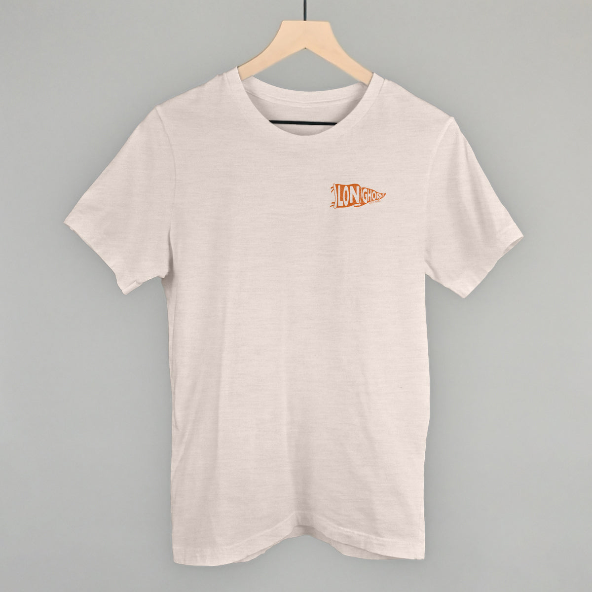Longhorns Pennant Flag (Left Chest) - clothing by TeeHivey.com (Image 1)