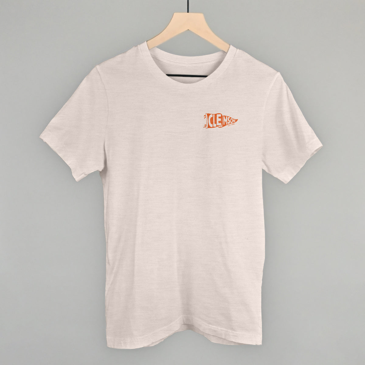 Clemson Pennant Flag (Left Chest) - clothing by TeeHivey.com (Image 1)