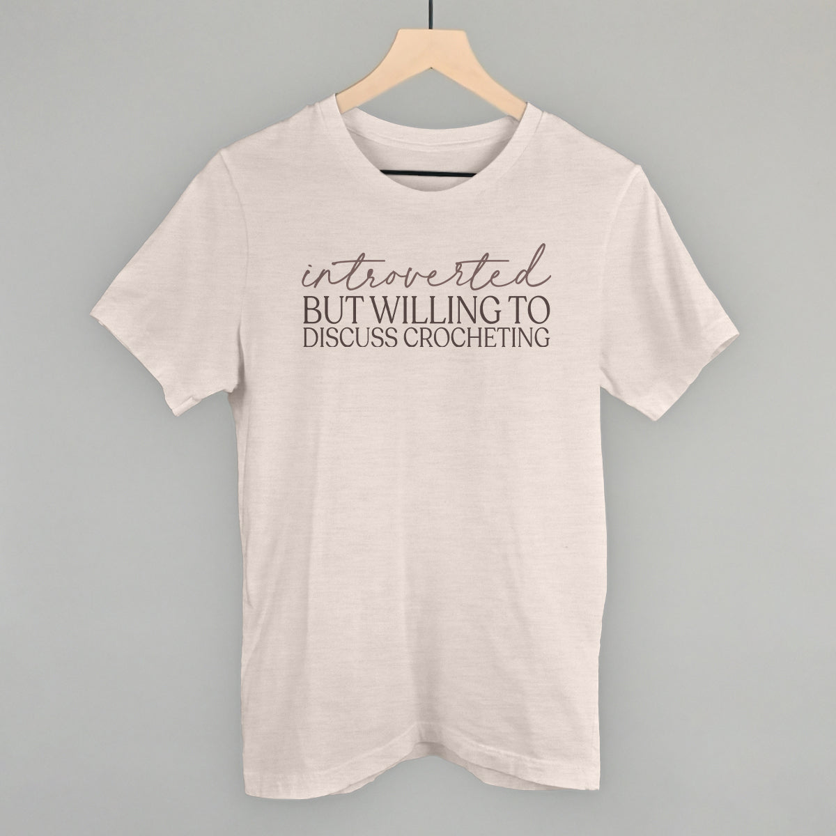 Introverted But Willing To Discuss Crocheting - clothing by TeeHivey.com (Image 2)